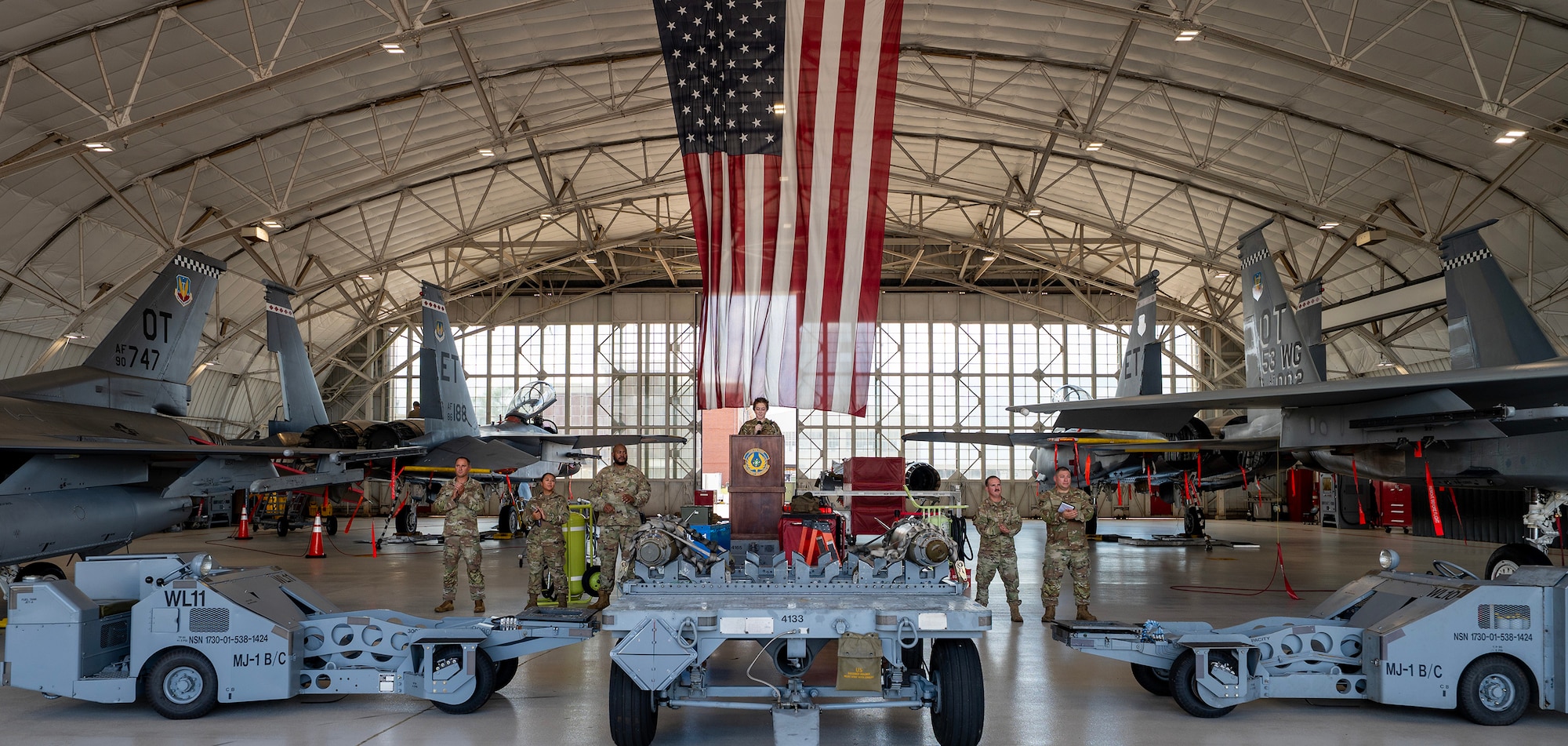 Airman battle during the weapons load competition.