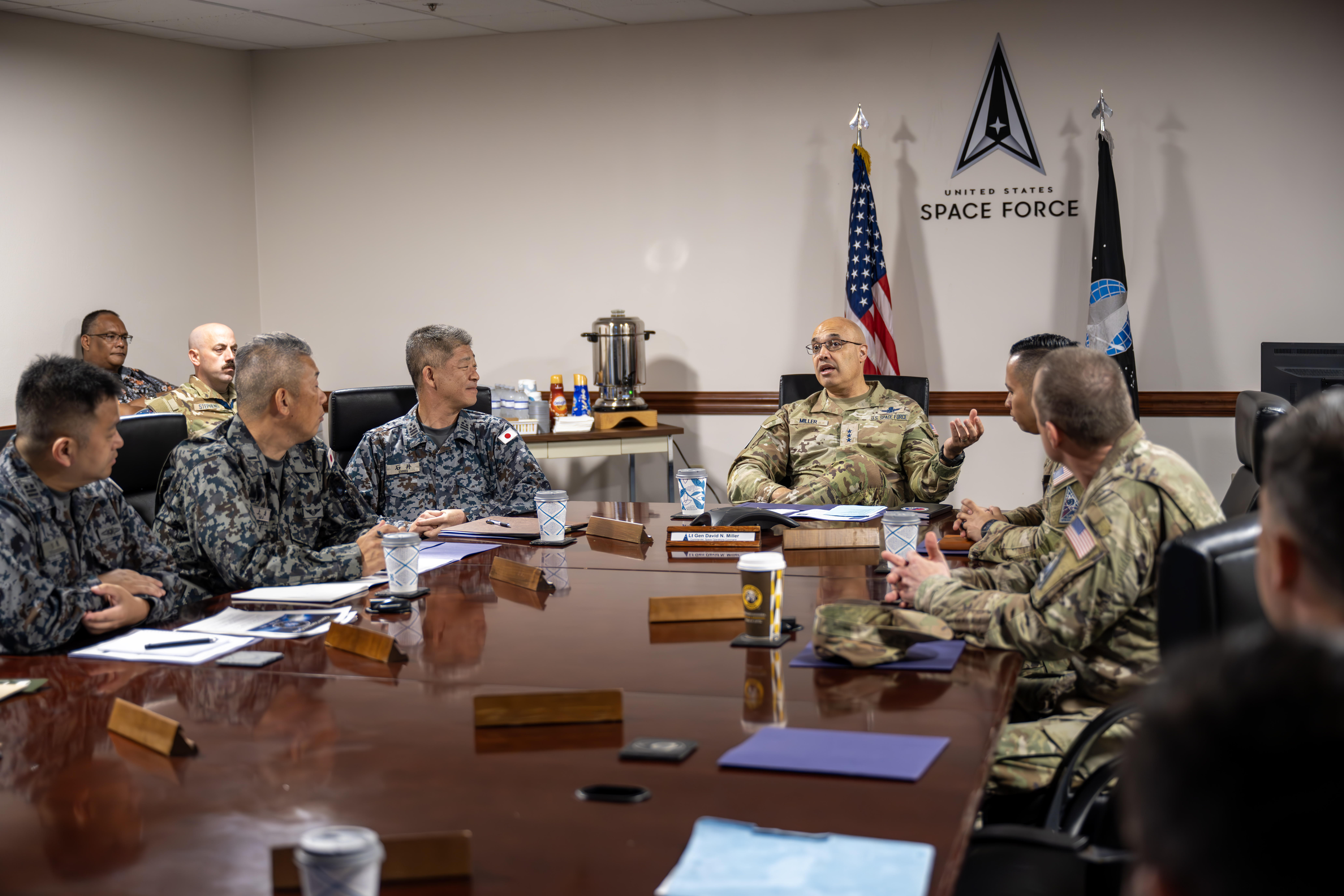 Japan Space Operations Group leadership visits Guardians in
