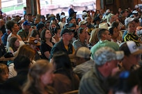 Friends and family members of the 2025 Department of Defense Warrior Games athletes attend a Western themed Family Day in Colorado Springs, Colorado, July 24, 2025.