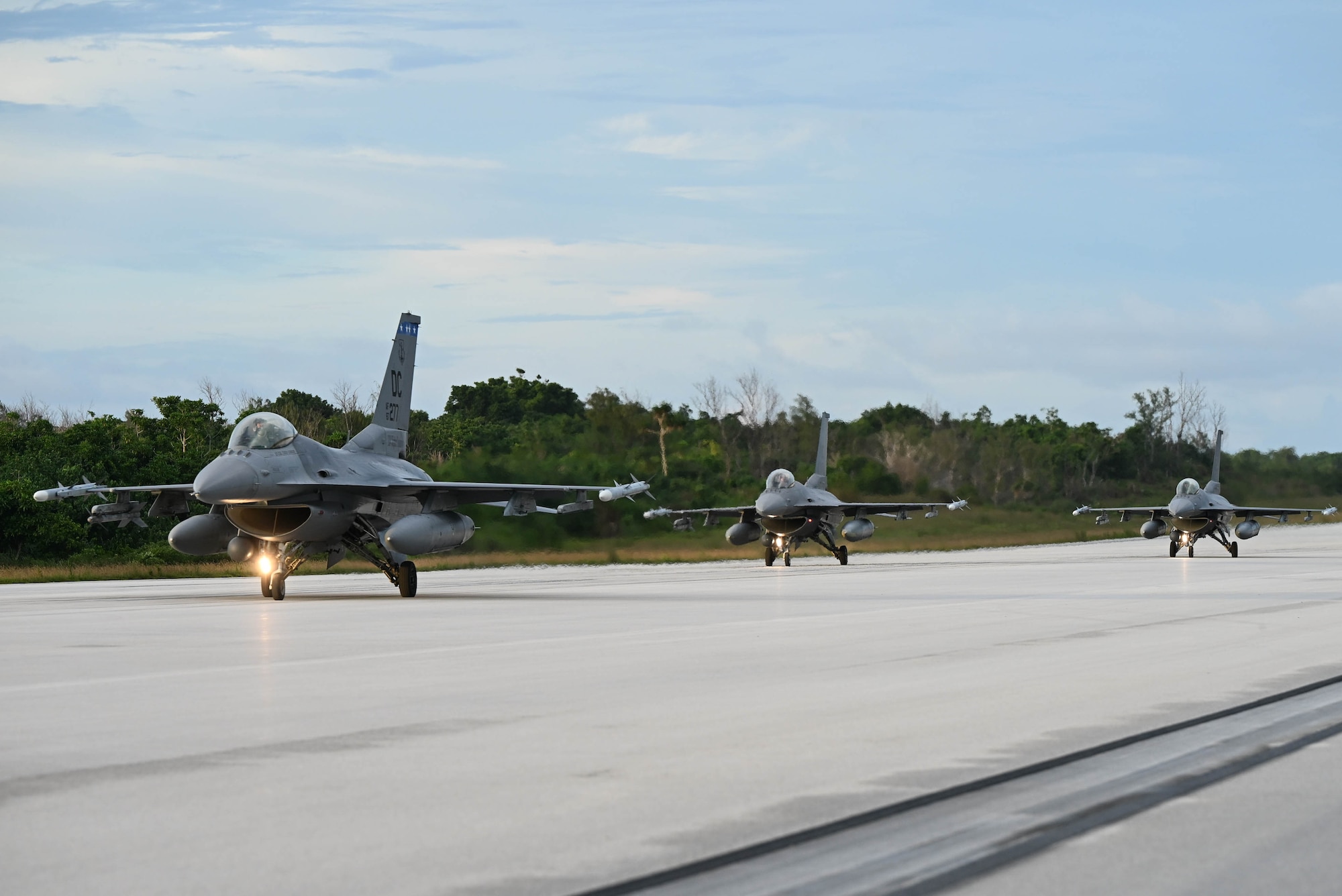 The exercise, part of the first-in-a-generation Department-Level Exercise series, trains Airmen to operate in a contested, dynamic environment while executing real-time force projection and joint interoperability.