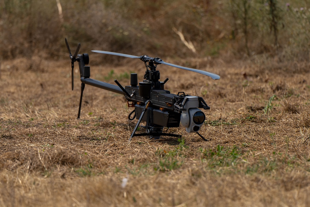 Brig. Gen. Jared D. Bordwell visits Multi-Functional Reconnaissance Company Drone Training
