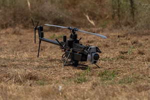 Brig. Gen. Jared D. Bordwell visits Multi-Functional Reconnaissance Company Drone Training
