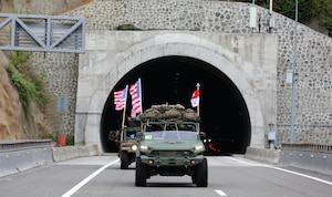 Convoy operations with the Georgian Army from Senaki Traning Area to Vanziani Traning Area