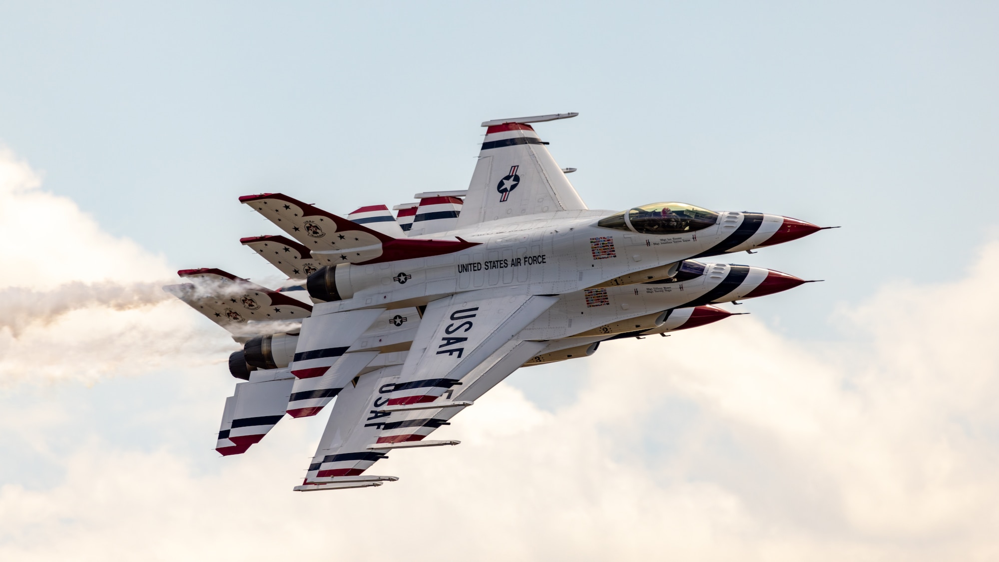 Aircraft in sky.