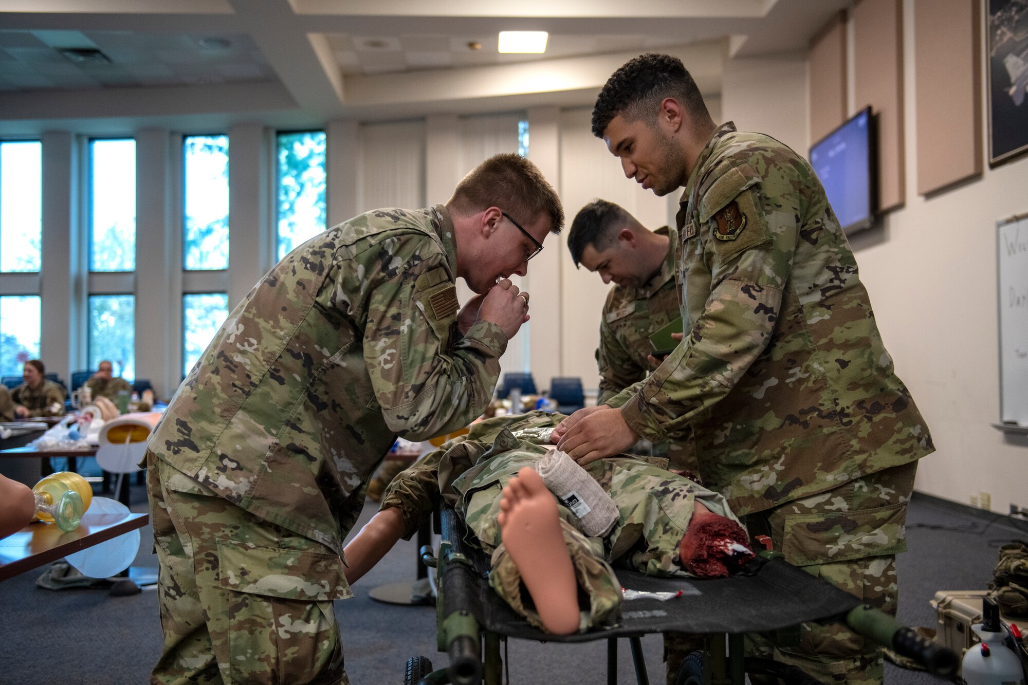people perform medical services