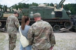 Virginia National Guard Soldiers assigned to the Petersburg-based 276th Engineer Battalion, 329th Regional Support Group conduct a Plus One Day with their loved ones July 18, 2025, at Fort Pickett, Virginia, during the unit’s annual training. During the event, Soldiers’ family members and significant others observed quarry operations, got hands-on with engineer equipment at a current project site and took a tour of recovery vehicles and maintenance equipment. Read more about the 276th at https://vngpao.info/3v3vjczc.