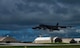 A U.S. Air Force B-52H Stratofortress, assigned to the 23rd Expeditionary Bomb Squadron, Minot Air Force Base, North Dakota, takes flight in support of a Bomber Task Force mission at Andersen Air Force Base, Guam, July 21, 2025. The BTF missions help to deter adversaries, assure allies and partners, strengthen interoperability, maintain readiness, and ensure the ability to operate anytime, and anywhere. (U.S. Air Force photo by Senior Airman Alyssa Bankston)