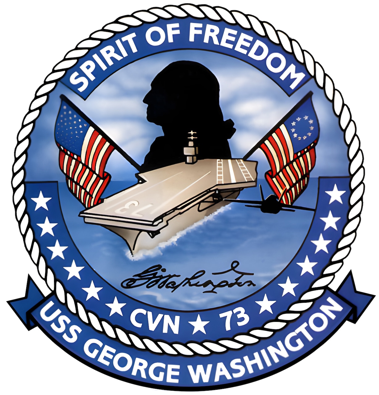 USS George Washington (CVN-73) Seal.