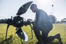 Marines Sharpen Unmanned Systems Proficiency During Regimental Fly Day