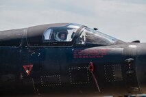 U.S. Air Force Lt. Col. GOGO, 9th Reconnaissance Wing inspector general, arrives in a U-2 Dragon Lady at Oshkosh, Wisconsin, July 20, 2025.
