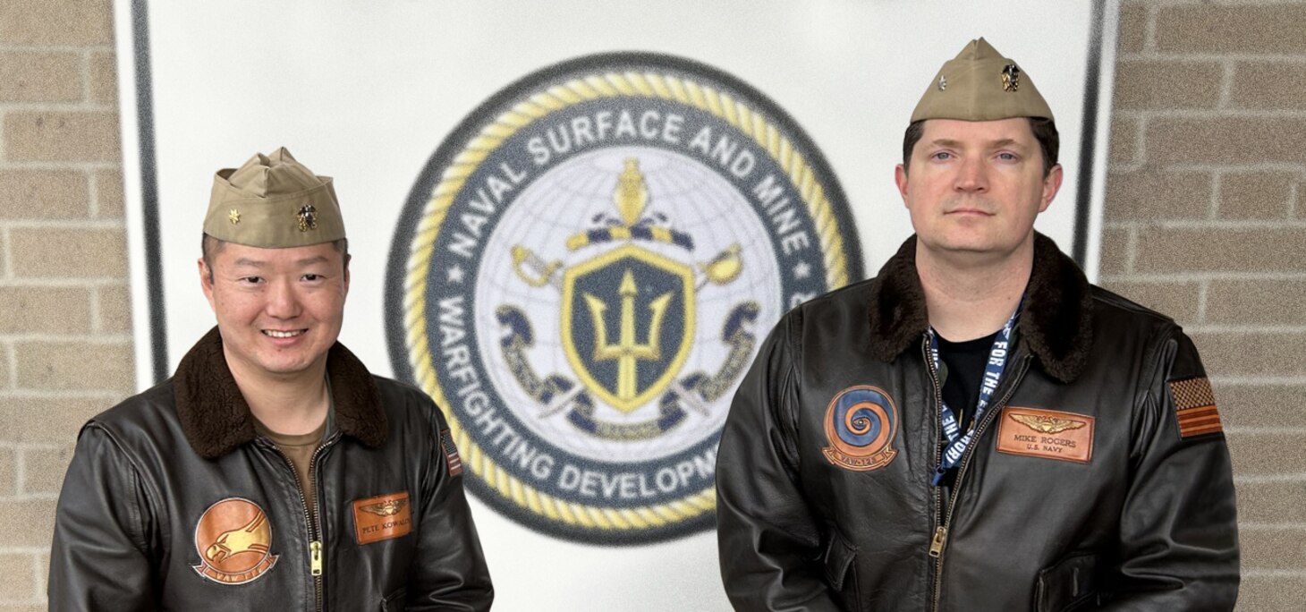 Cmdr. Peter “Corumbo” Kowalcyk and Cmdr. Michael “Romeo” Rogers are both senior post-squadron E-2 Hawkeye department head Air Battle Managers and Air Warfare Officers at Naval Surface and Mine Warfighting Development Center Fleet Training Atlantic, Virginia.