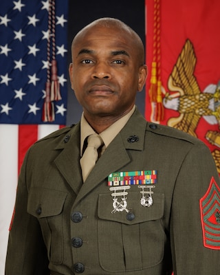Portrait of Master Gunnery Sergeant Nathan Davilmar