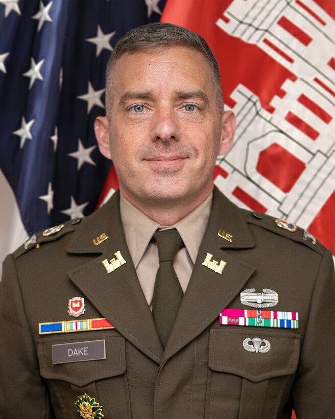 He leads a water resource district with an authorized strength of more than 600 civilian and military professionals and project authorizations totaling more than $7.4 billion.