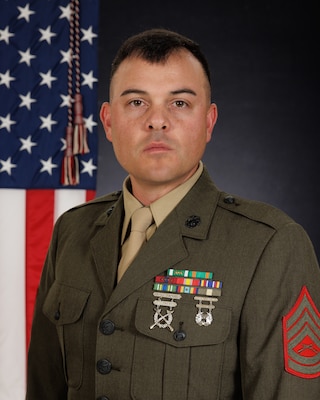 Portrait of Gunnery Sergeant Benjamin J. McNichol-Bernal