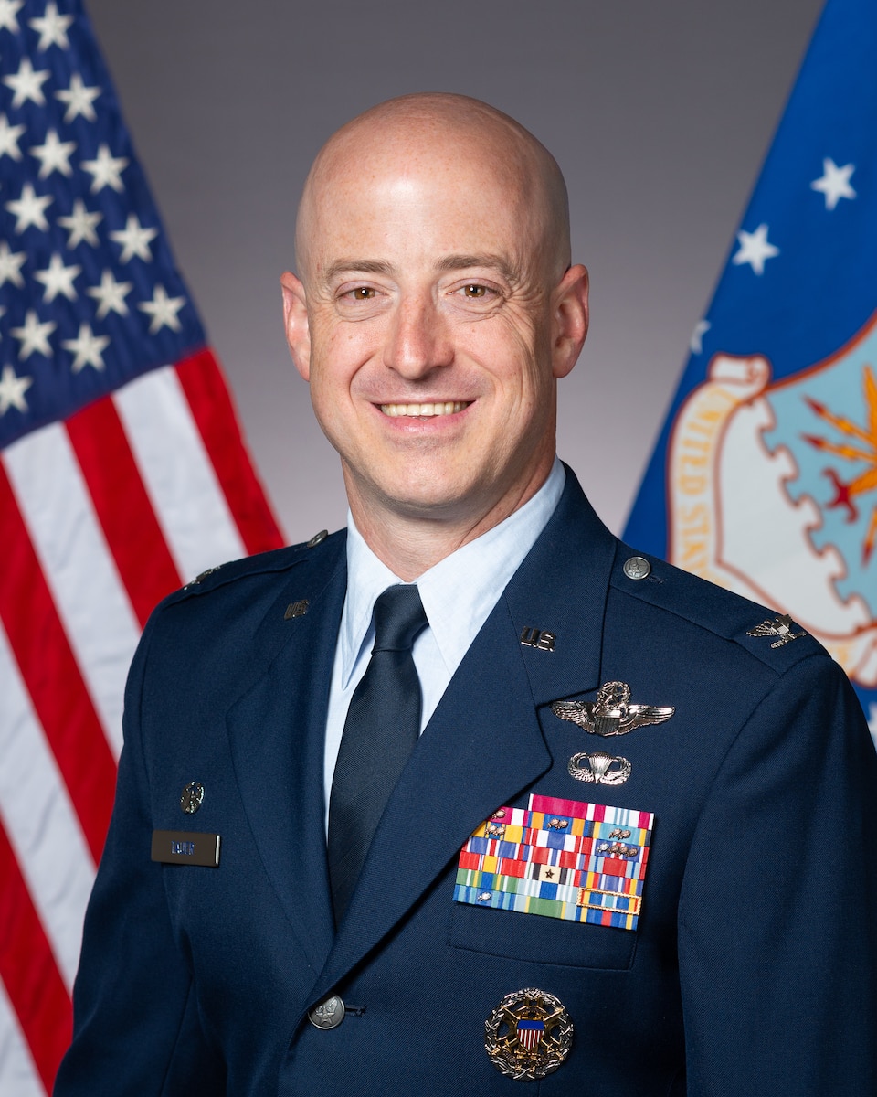 Col. Thomas Tauer is 412th Test Wing commander, Edwards Air Force Base, California.