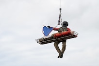 The symposium, hosted by Alaska Army National Guard aviators assigned to Golf Company, 2-211th General Support Aviation Battalion, included U.S. Coast Guard crews assigned to Sector Western Alaska and U.S. Arctic out of Air Stations Kodiak and Sitka, Alaska Air National Guardsmen with the 176th Wing rescue squadrons, U.S. Army aviators from Fort Wainwright’s 1-52nd General Support Aviation Battalion, Alaska State Troopers, and civilian search and rescue professional volunteers from the Alaska Mountain Rescue Group.
