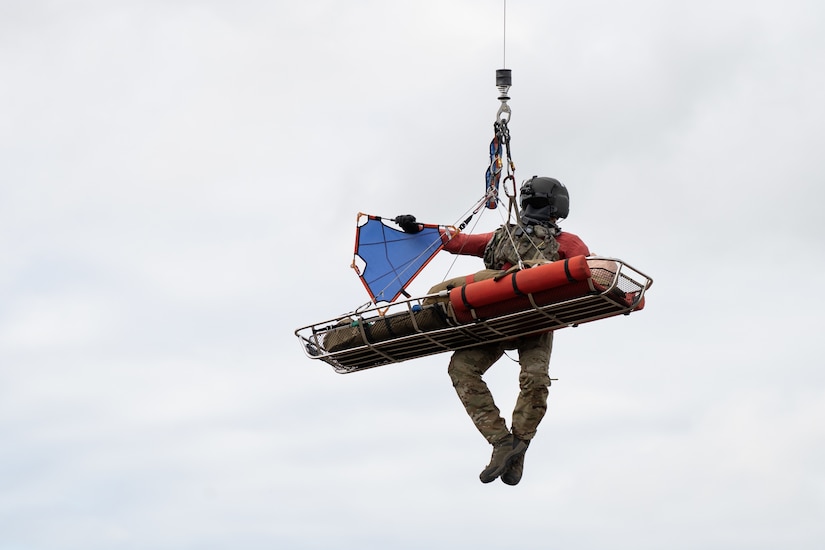 The symposium, hosted by Alaska Army National Guard aviators assigned to Golf Company, 2-211th General Support Aviation Battalion, included U.S. Coast Guard crews assigned to Sector Western Alaska and U.S. Arctic out of Air Stations Kodiak and Sitka, Alaska Air National Guardsmen with the 176th Wing rescue squadrons, U.S. Army aviators from Fort Wainwright’s 1-52nd General Support Aviation Battalion, Alaska State Troopers, and civilian search and rescue professional volunteers from the Alaska Mountain Rescue Group.