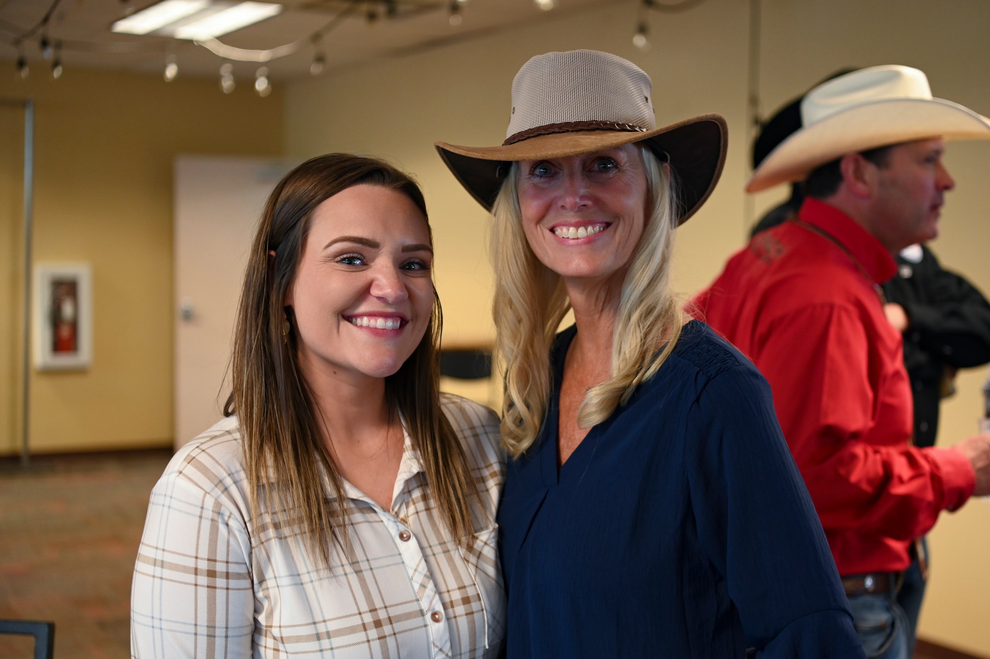 Two women posing for a photo.
