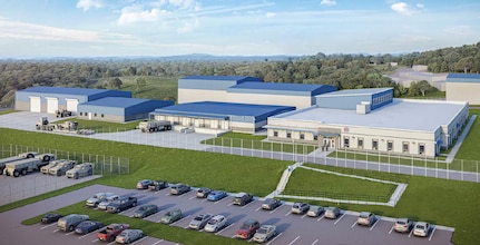 Rendering of the Roanoke Regional Readiness Center. The Virginia National Guard will host a ribbon-cutting ceremony for the expansion of the Roanoke Regional Readiness Center Aug. 2, 2025, in Troutville, Virginia. The expansion increases the maintenance capabilities at the complex and provides training, administrative and storage space for additional units using a combination of new construction and renovation of existing buildings. The VNG’s 229th Chemical Company is scheduled to relocate from their current facility in Rocky Mount to the newly-expanded RRRC. Field Maintenance Shop #10 is expanding to become Combined Support Maintenance Shop - West with additional capabilities.