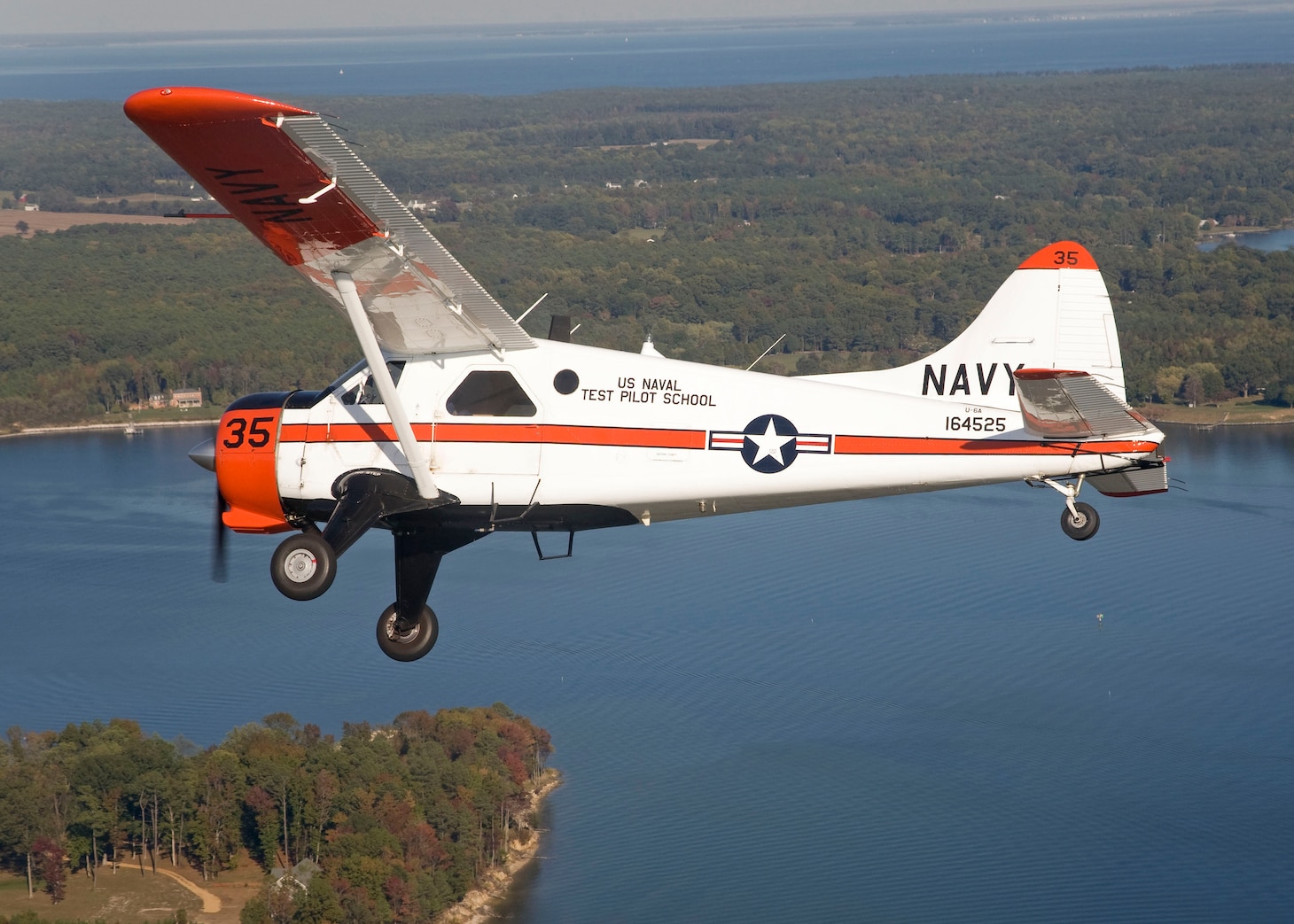 The school operates two U-6A Beavers as part of the Qualitative Evaluation program, which exposes students to the handling characteristics of a wide variety of unique aircraft.