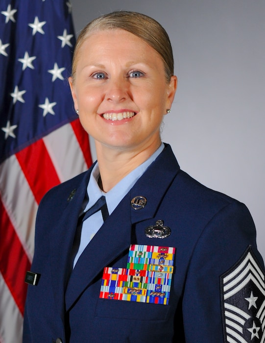 Chief Mast Sgt. Sanders official photo