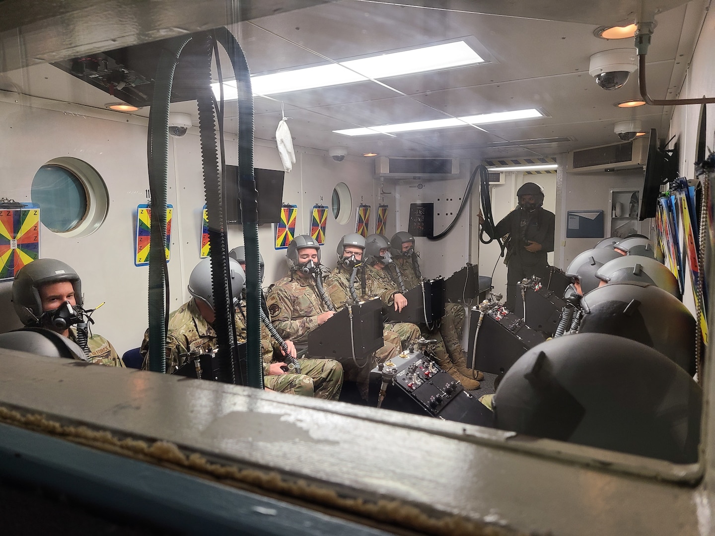 Image of Airmen conducting flight training.