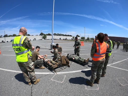 Army Reserve Soldiers conduct active shooter training with local first responders