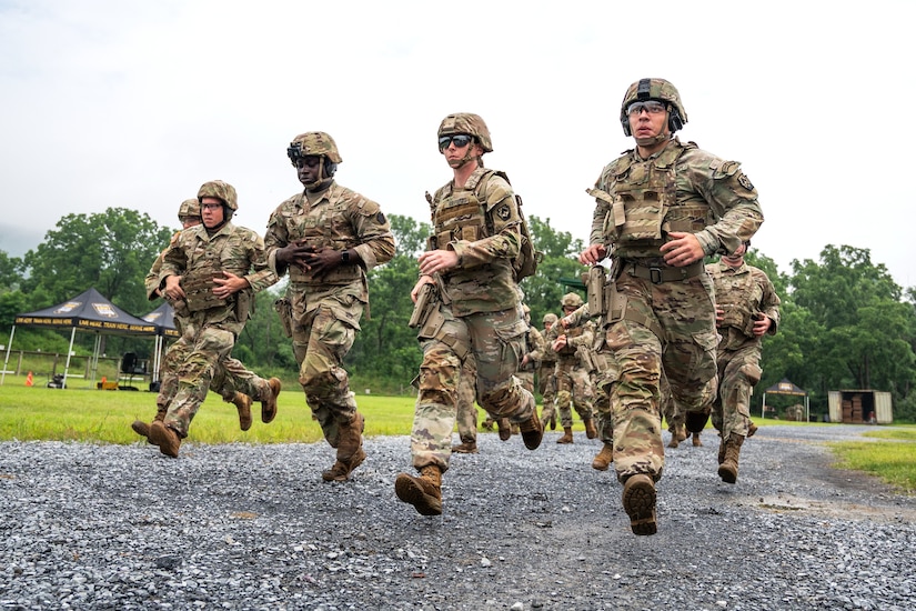 More than 30 Pennsylvania National Guard Soldiers and Airmen competed with rifles and pistols in multiple courses of fire during The Adjutant General’s (TAG) Combined Arms Match July 25-27, 2025, at Fort Indiantown Gap, Pennsylvania. The Guardsmen competed at a variety of individual and team events, including the combat rifle and pistol individual events and the team Gen. George Patton combat pistol match. (U.S. Air National Guard photo by Airman 1st Class Matthew Bergh)