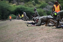 Soldiers from the D.C. National Guard, Barbados Defence Force Reserves, Jamaica Defence Force, and Jamaica National Reserve hone marksmanship skills at Twickenham Park Range in St. Catherine, Jamaica on July 17, 2025. As part of the Caribbean Regional Training Camp, activities included zeroing, firing from different positions, march-and-shoot practice, and a march-and-shoot competition. The District of Columbia National Guard's (DCNG) partnership with Jamaica, facilitated by the U.S. National Guard Bureau's State Partnership Program (SPP), promotes security cooperation through military engagements and interagency collaboration.