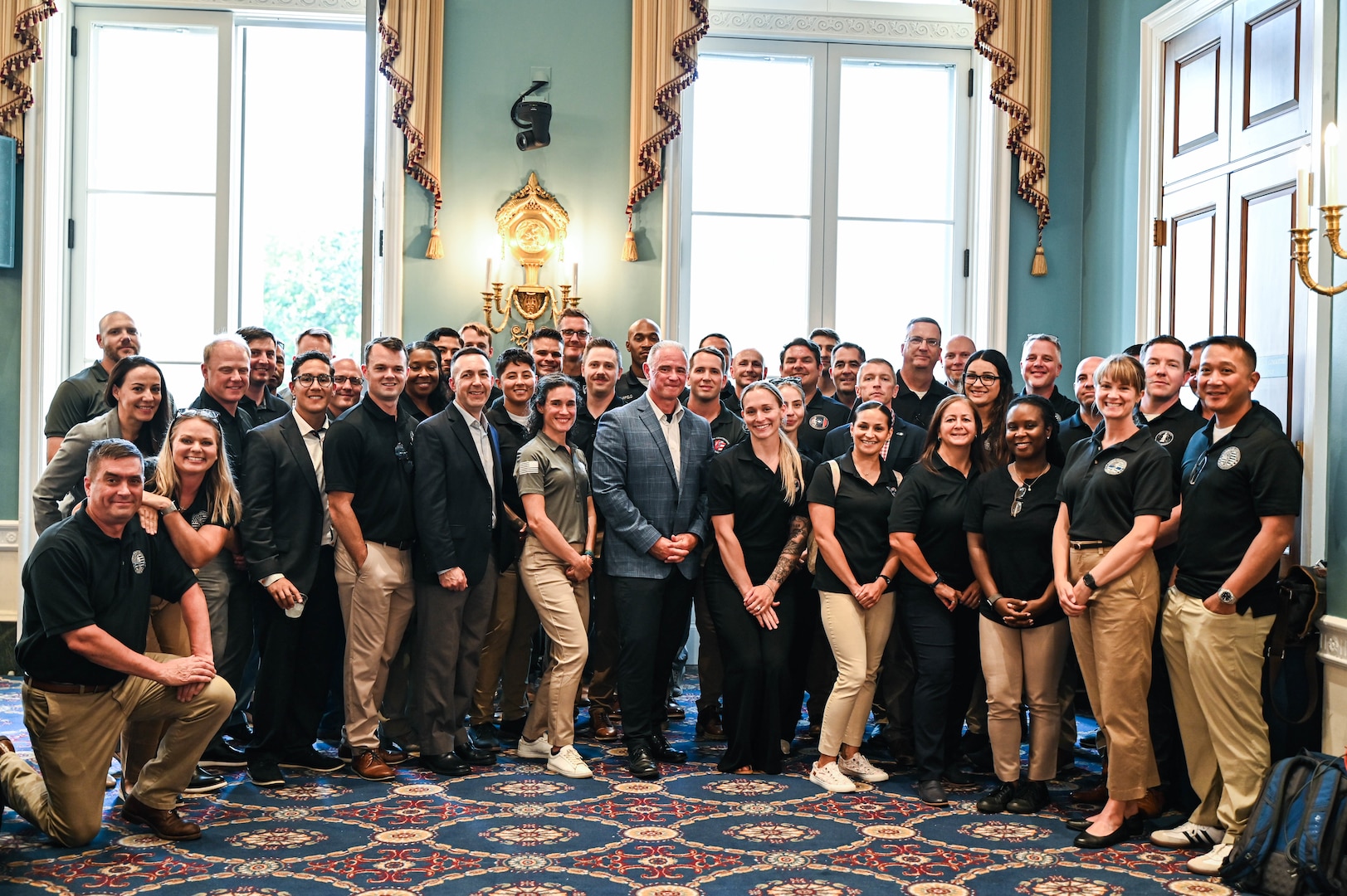 Counterdrug service members engaged congressional leaders and staff during the National Guard Counterdrug Program Open House at the Longworth House Office Building, Washington, D.C., July 24, 2025. Hosted by the National Guard Association of the United States, the event highlighted 36 years of impact supporting law enforcement and drug prevention efforts. Attendees included Maj. Gen. Gary Keefe, Adjutant General of the Massachusetts National Guard and Co-Chair of the General Officer Advisory Council; Maj. Gen. John C. Andonie, commanding general of the D.C. National Guard; and Brig. Gen. Richard Cipro, Assistant Adjutant General of the Massachusetts Army National Guard. Interactive stations showcased the program’s five mission sets—criminal analysts, drug demand reduction outreach, ground reconnaissance, aviation reconnaissance, and counterdrug schools—offering hands-on insight into the National Guard’s whole-of-government approach.