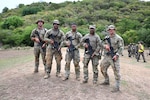 Soldiers from the D.C. National Guard hone marksmanship skills at Twickenham Park Range in St. Catherine, Jamaica, on July 17, 2025. As part of the Caribbean Regional Training Camp, activities included zeroing, firing from different positions, march-and-shoot practice, and a march-and-shoot competition. The District of Columbia National Guard's (DCNG) partnership with Jamaica, facilitated by the U.S. National Guard Bureau's State Partnership Program (SPP), promotes security cooperation through military engagements and interagency collaboration.