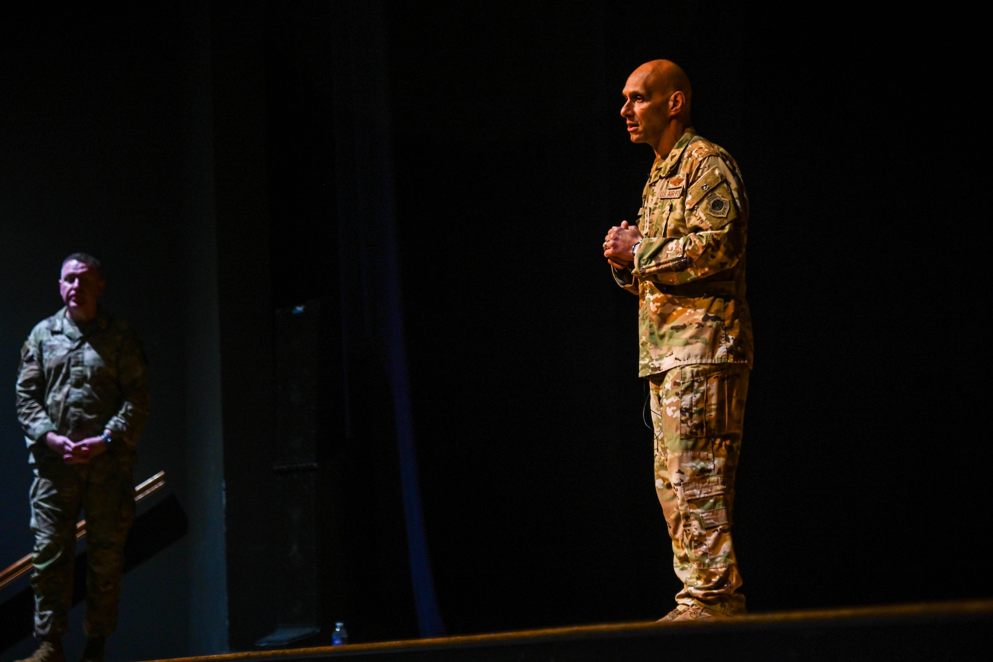 Service members host an all-call.