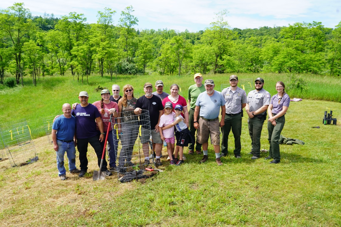 Group of people pose for a picture
