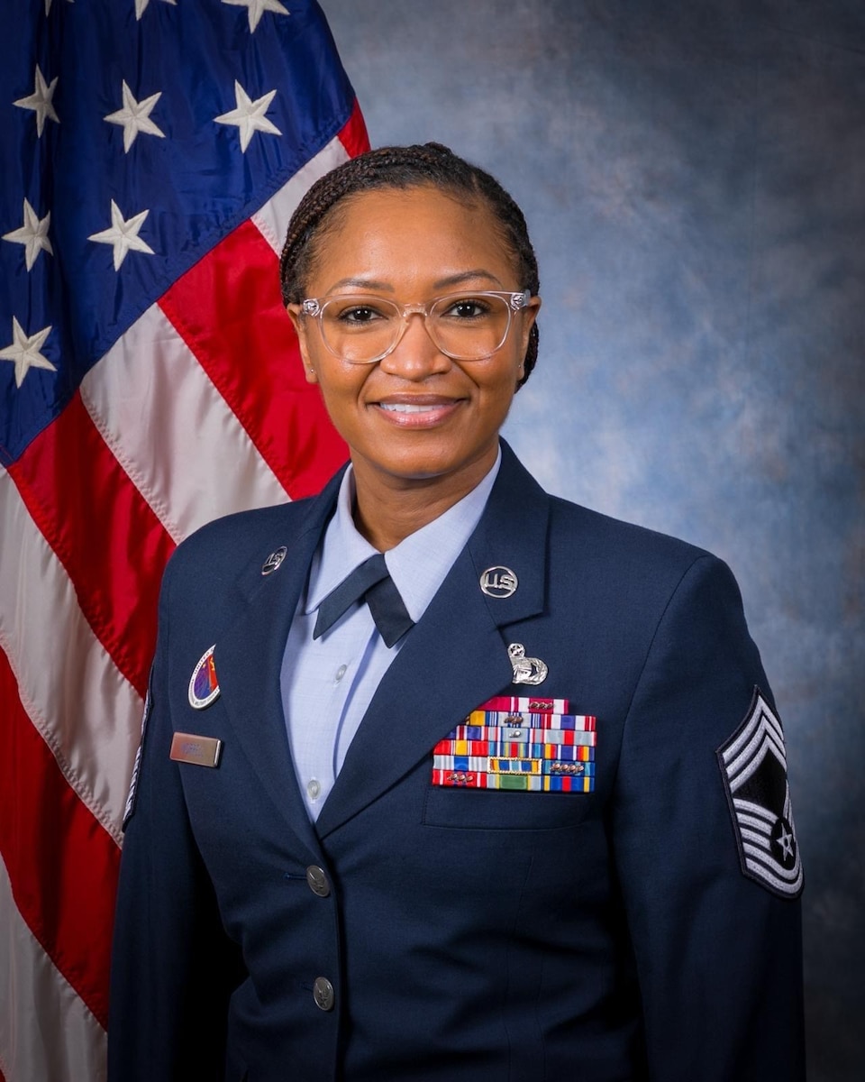 CMSgt. Lateeah Morrell Official Studio Photo