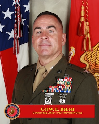 Portrait of COL. William E. DeLeal