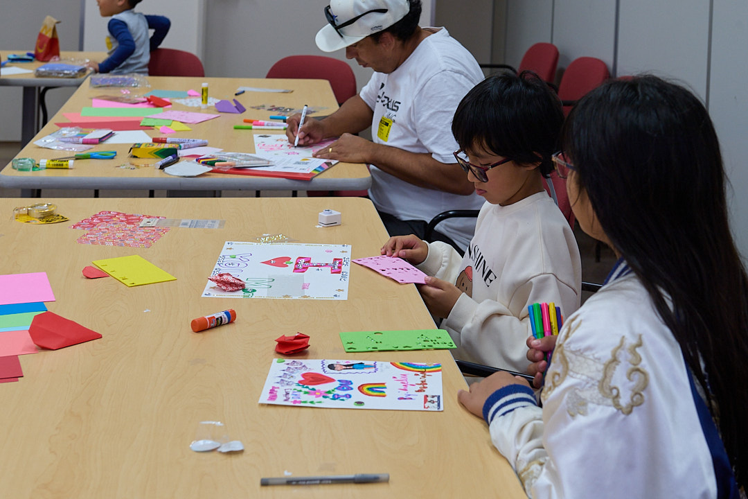 Yokosuka-based children participate in Fleet and Family Support Center’s Mother’s Day Arts and Crafts event at Commander, Fleet Activities Yokosuka’s (CFAY) Community Readiness Center.