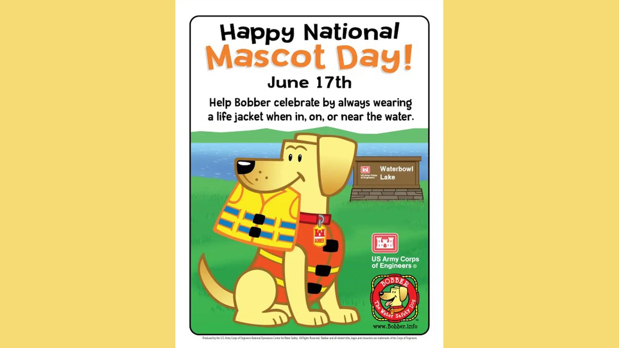 Help Bobber celebrate by always wearing a life jacket when in, on, or near the water! Get your free coloring sheet/poster today at https://bobber.info/. It's only available for a limited time.