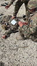 250509-N-TY711-7988 LIMASSOL, Cyprus (May 9, 2025) U.S. Navy corpsmen assigned to U.S. Navy Medicine Readiness and Training Command (NMRTC) Rota and NMRTC Sigonella conduct Tactical Combat Casualty Care (TCCC) Combat Lifesaver (CLS) training for Cypriot military personnel in Limassol, Cyprus, May 5–9, 2025. The course combined classroom instruction with hands-on simulation to enhance battlefield trauma response and allied interoperability. (U.S. Navy courtesy photo)
