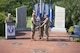 During the ceremony, Lt. Gen. Michael, Air Force Special Operations Command commander passed the guidon to Chief Master Sgt. Courtney Freeman, AFSOC's incoming command chief.
