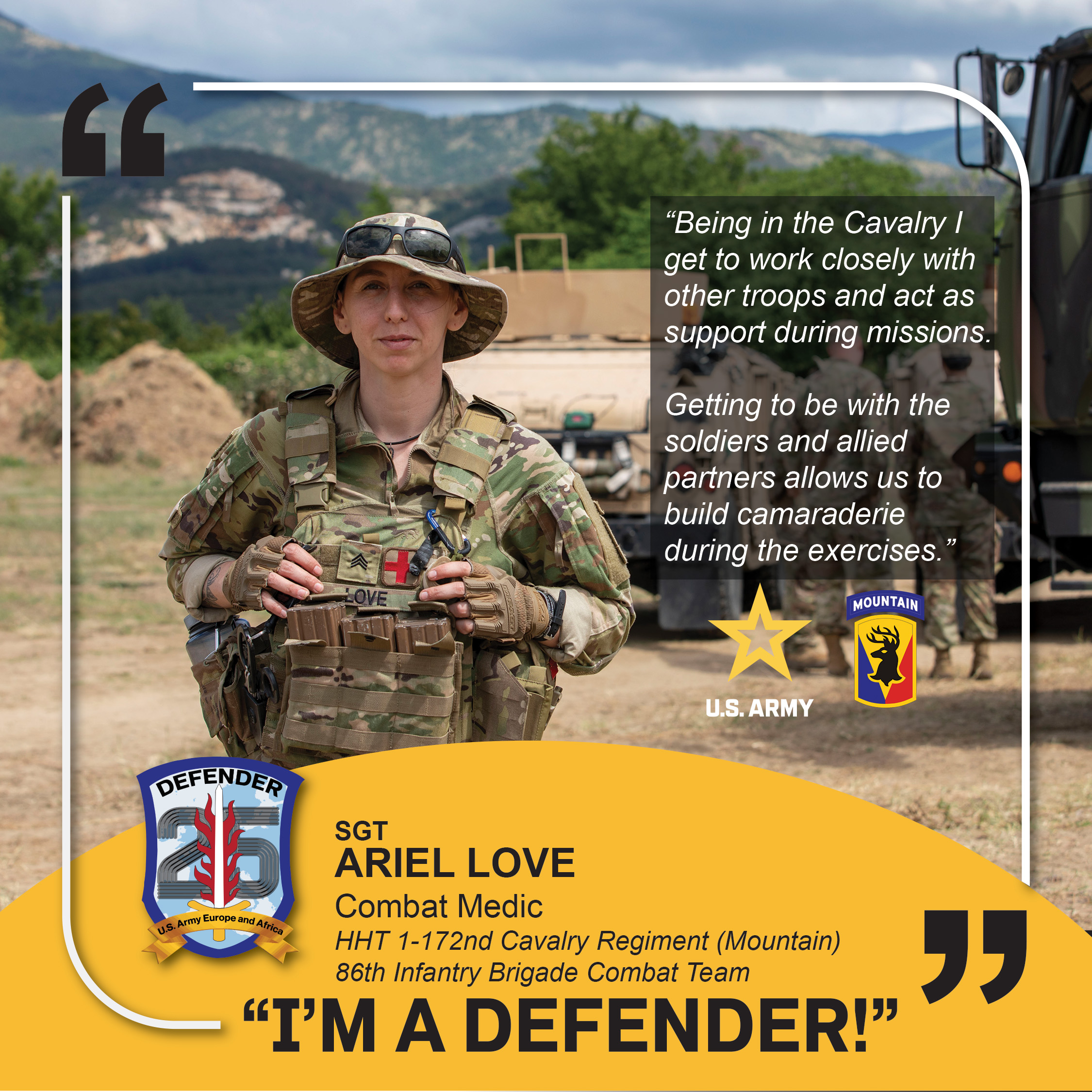 I'M A DEFENDER - Sgt. Ariel Love