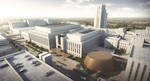 Construction is scheduled to begin soon on the next phase of Walter Reed's Medical Center Additions and Alterations (MCAA) project, MCAA North, which will include a new auditorium, the circular building in the artist's rendering of the completed project above.