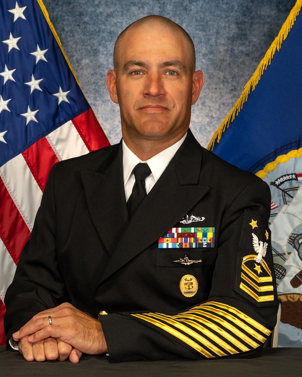 Navy studio portrait