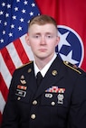 Spc. Ethan Ward, assigned to the 776th Maintenance Company, Tennessee Army National Guard, received the 2025 USO National Guardsman of the Year award for helping to rescue people being pulled away by flash flooding during Hurricane Helene