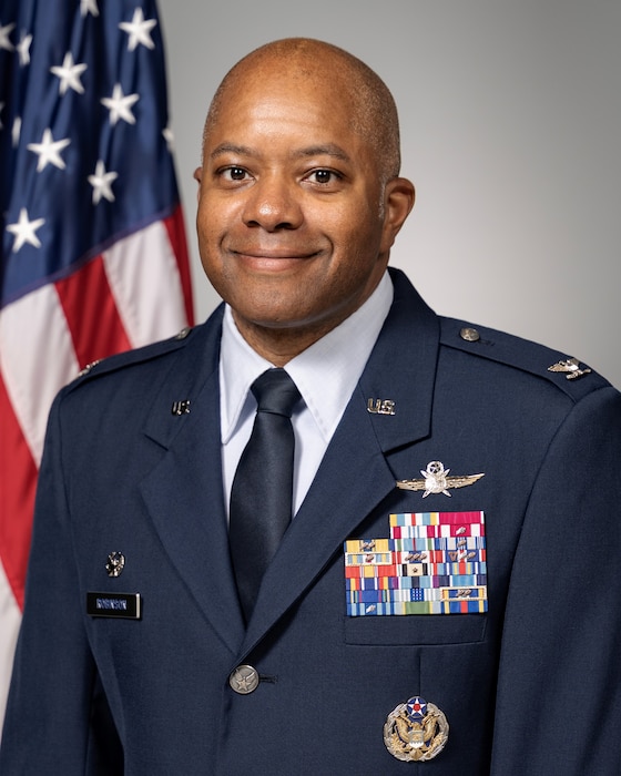 Col. Robinson smiles for a photo.