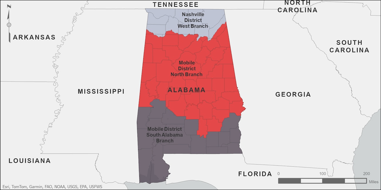 Alabama Regulatory Boundaries