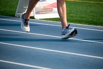 An Air Commando participates in AFSOC Run to Honor 5K.