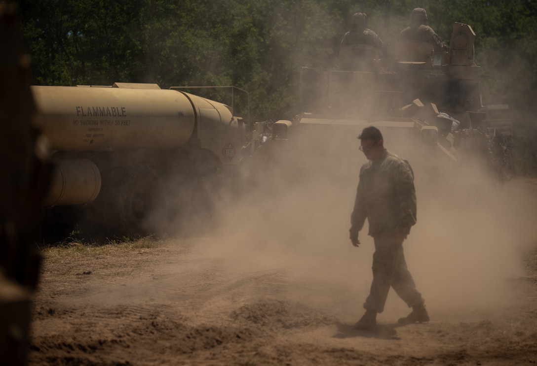 1st Armored Division conduct maintenance during Balkan Sentinel in Bulgaria