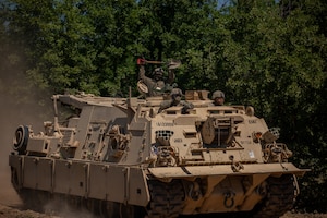 1st Armored Division conduct maintenance during Balkan Sentinel in Bulgaria