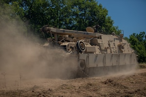 1st Armored Division conduct maintenance during Balkan Sentinel in Bulgaria