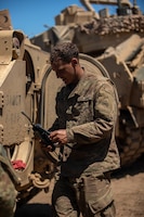 1st Armored Division conduct maintenance during Balkan Sentinel in Bulgaria